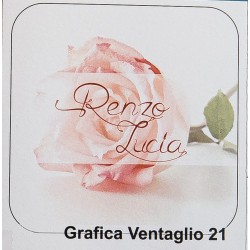 Rosa Rosa partecipazioni per matrimonio