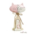 Bomboniera gattino spiritoso rosa piccolo