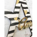 Fiocco nascita iniziale righe e cuoricini personalizzabile in legno e plexiglass