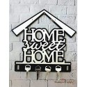 Appendichiavi casetta Home Sweet Home in plexiglass