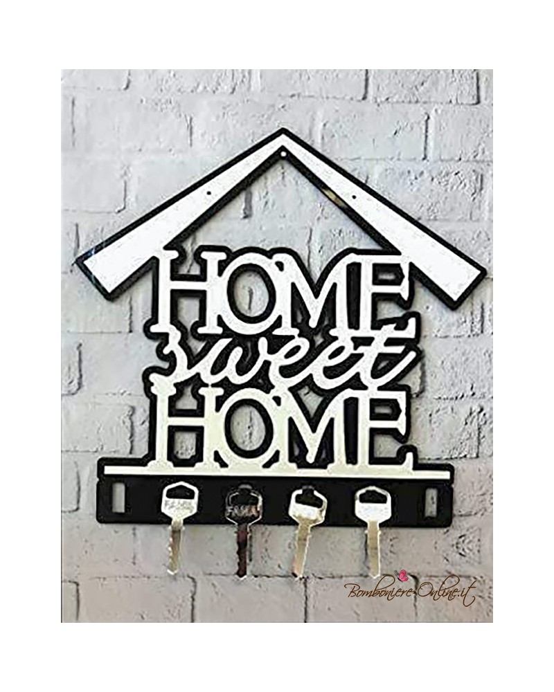 Appendichiavi casetta Home Sweet Home in plexiglass