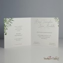 Partecipazione Matrimonio quadrata stile Boho chic