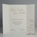 Partecipazione Matrimonio motivo acquerello e fiori