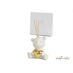 Diffondiprofumo orsetto con cuore oro