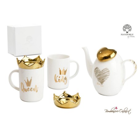 Tazza "King" con tappo corona