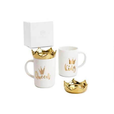 Tazza "King" con tappo corona