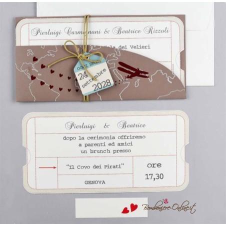 Partecipazione Boarding card - P96823-C19M