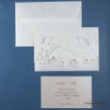 Partecipazione nozze Classic Farfalle
