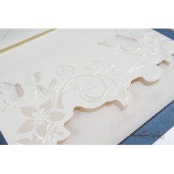 Partecipazione nozze Classic Farfalle