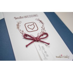 Partecipazione nozze Insta Wedding