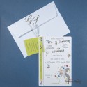 Partecipazione matita "Mamma e Papà..."
