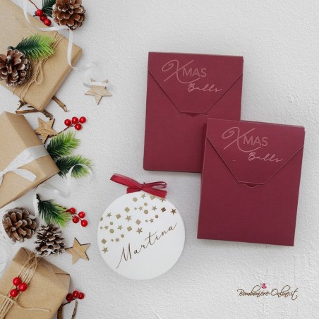 Palla di Natale con nome 18