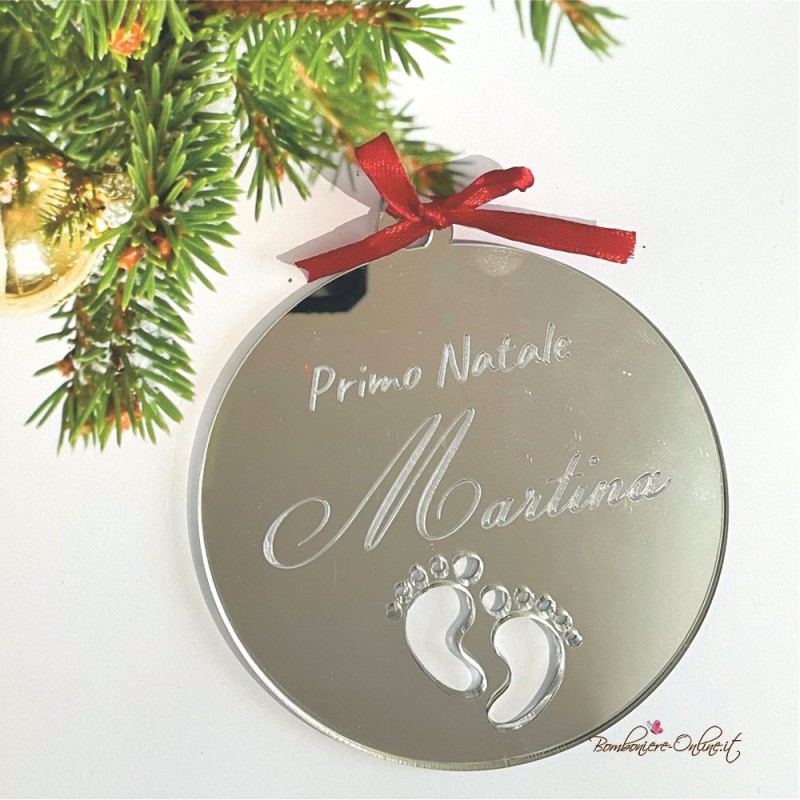 Palla di Natale con nome 24