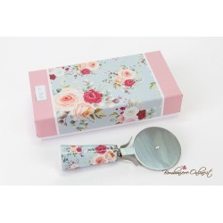 Rotella Tagliapizza collezione "Fiori rosa"