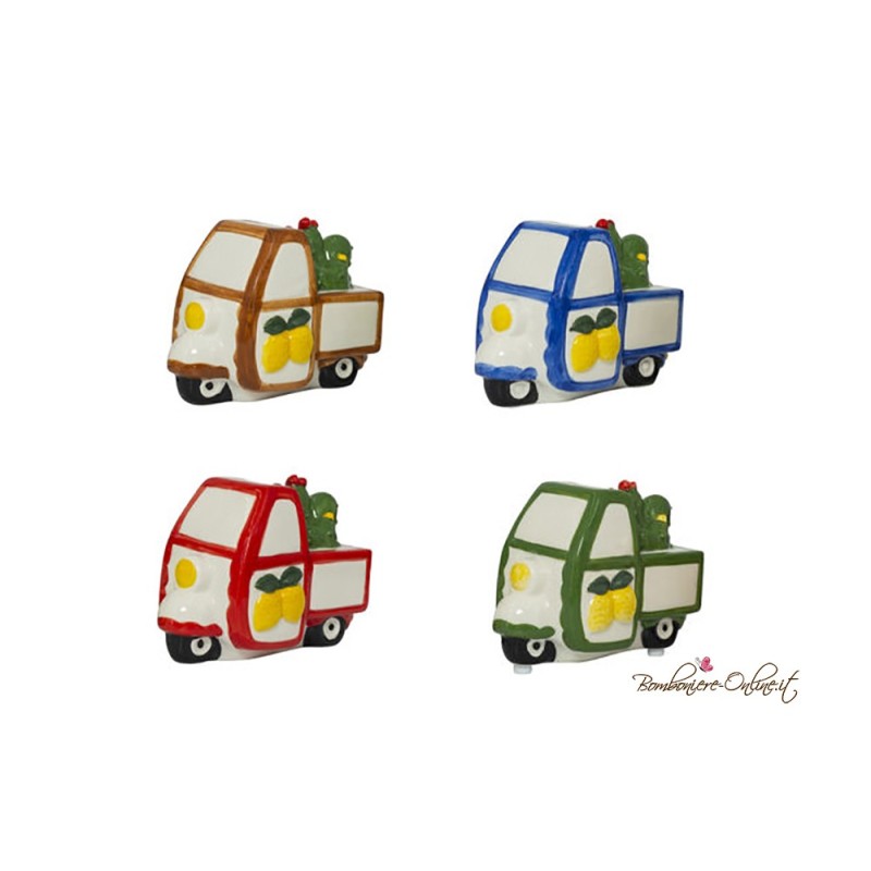 Bomboniera Lambretta in ceramica decorata