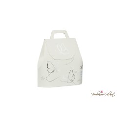 Bomboniera Profumatore Farfalla bianca con luce led