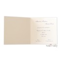 Partecipazione Matrimonio Classica liscia