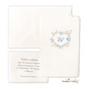 Partecipazione in Carta Amalfi Rose azzurre