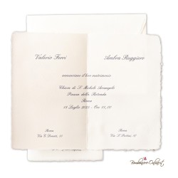 Partecipazione in Carta Amalfi Rose azzurre