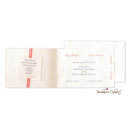 Partecipazione Matrimonio Coccinella