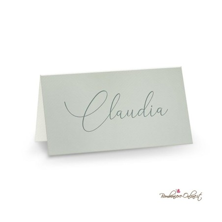 Partecipazione Matrimonio minimal con fascia verde