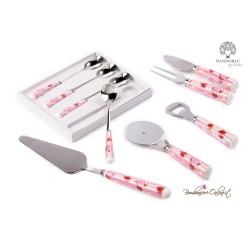 Bomboniera Set 4 Cucchiaini cuori