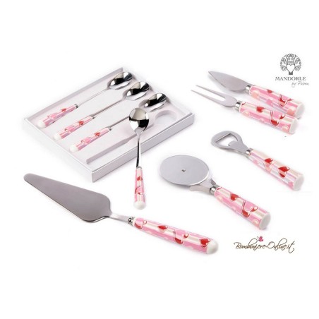 Bomboniera Set 4 Cucchiaini cuori