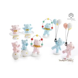 Bomboniera Battesimo Orsetto Spiritoso su sfera