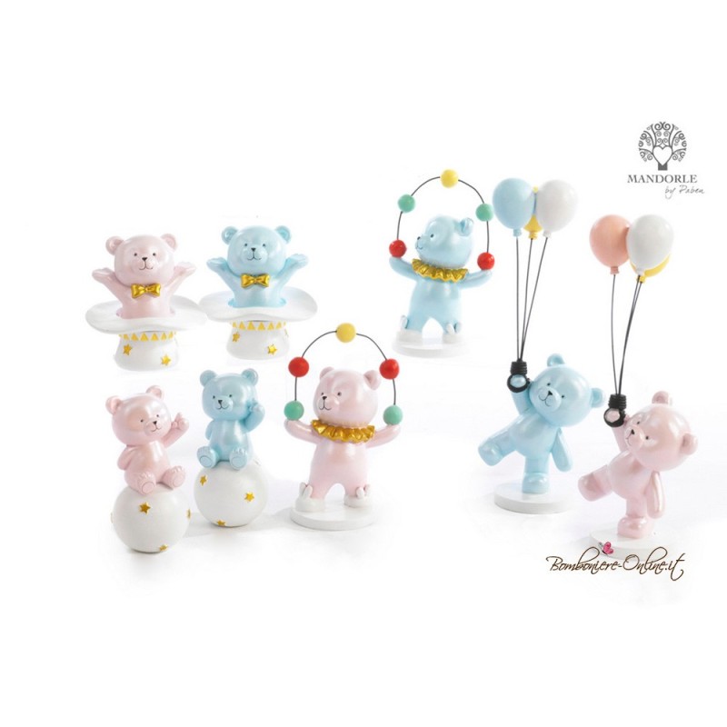 Bomboniera Battesimo Orsetto Spiritoso su sfera