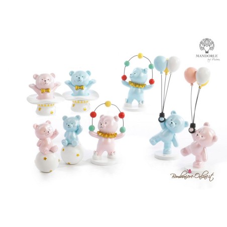 Bomboniera Battesimo Orsetto Spiritoso su sfera