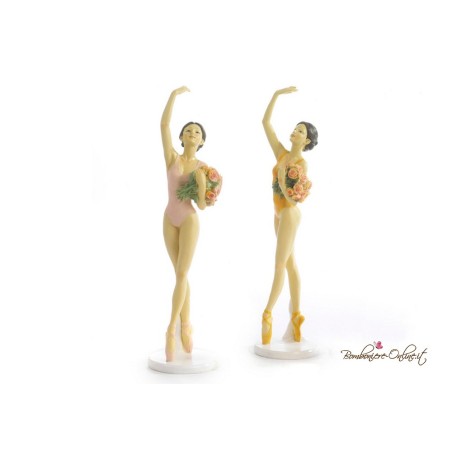 Bomboniera Ballerina sulle punte con rose