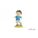 Bomboniera Bambino grande Calciatore in Maglia Azzurra