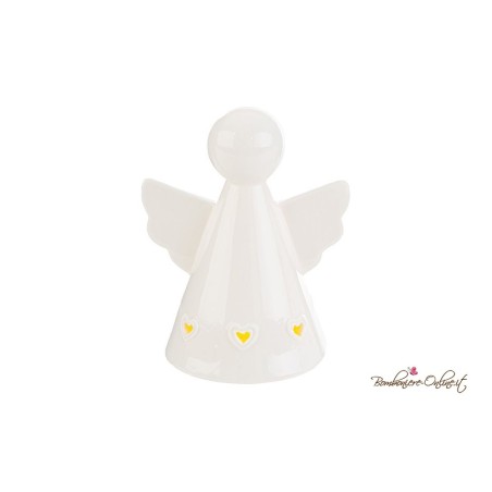 Bomboniera Angelo grande in Porcellana con Luce Led