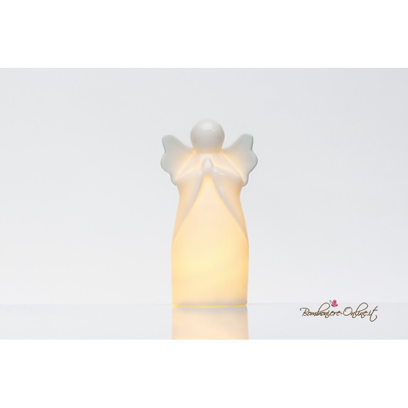 Bomboniera Angelo grande Morena con Luce Led