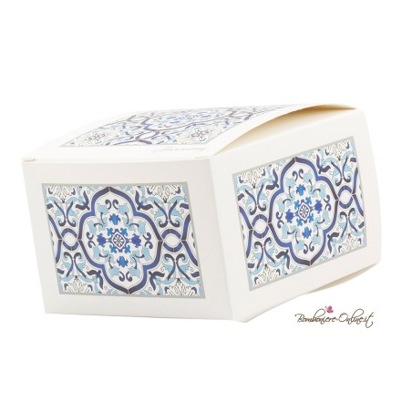 Bomboniera Cucchiaio Gelato "Maiolica Blu"