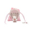 Scatolina con sacchetto porta confetti Mongolfiera con Orsetto rosa - SGN-2644L-24H