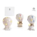 Bomboniera Palloncino fori a cuore e luce led