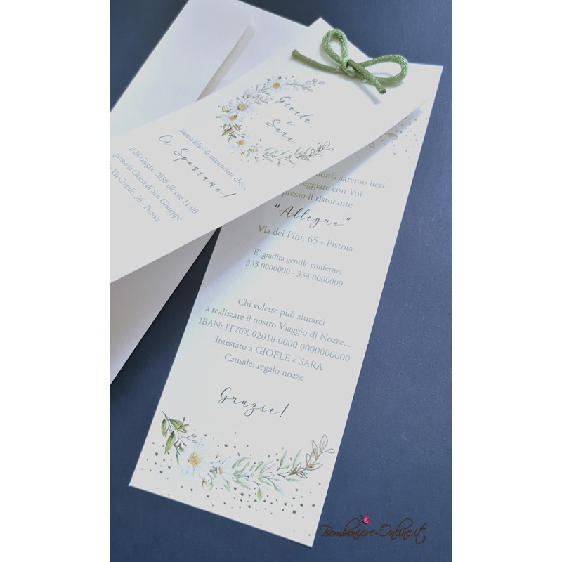 Partecipazione Nozze Margherite