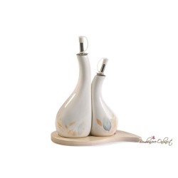 Bomboniere Utili Oliere su Vassoio "Foglie delicate"