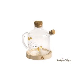 Oliera Vetro con Coppia Innamorati "L'Amore vince su Tutto"