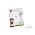 Bomboniera Cornice Portafoto Bambino Calciatore