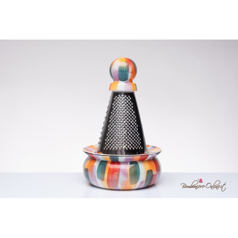 Bomboniera Solidale Grattugia Brush Dipinto a Mano