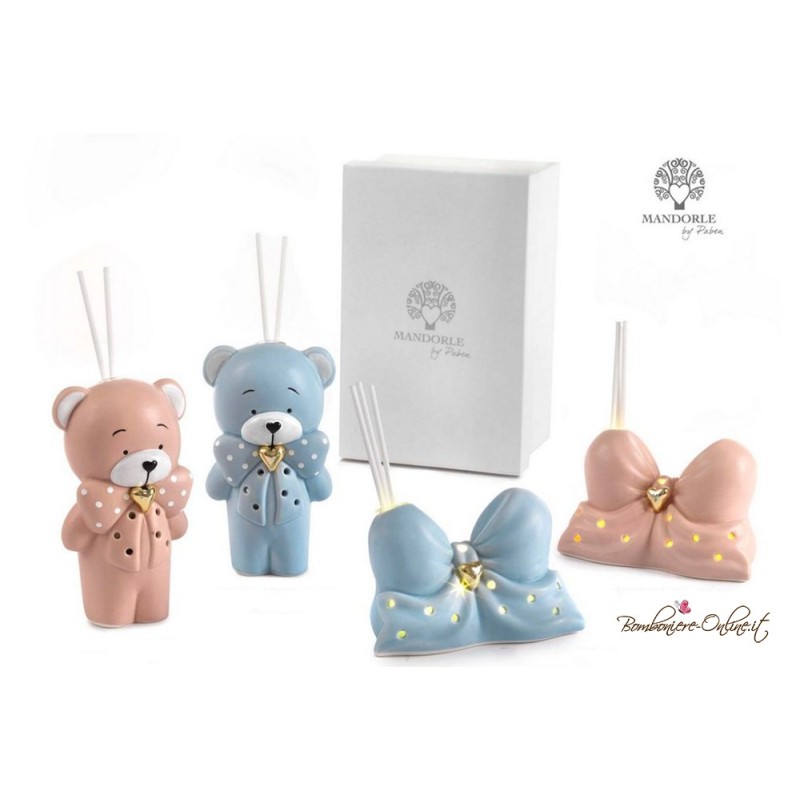 Bomboniera Profumatore Orsetto Azzurro