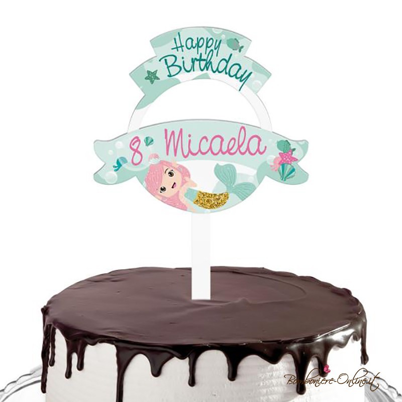 Cake Topper Linea Sirena