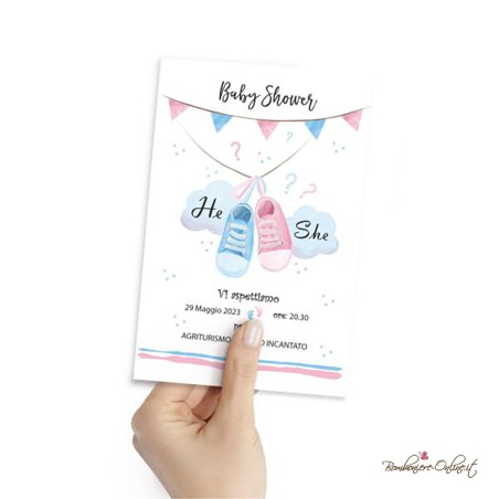 Invito Linea Baby Shower Abitini