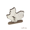 Bomboniera Orologio legno Bacio Innamorati