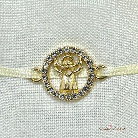 Sacchetto Portaconfetti con Angelo e Strass