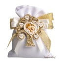 Sacchetto Porta Confetti Albero della Vita Gold Sacra Famiglia