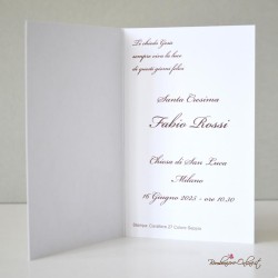 Invito Santa Cresima grafica a colori