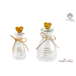 Vasetto piccolo per Miele con Dosatore Orsetto "La Vita è un Fiore..."